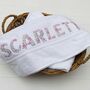 Personalised Bath Towels With Appliqued Letters, thumbnail 2 of 9