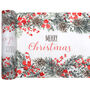 Merry Christmas Red Table Runner Two.5m, thumbnail 2 of 2