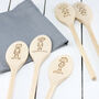 Personalised Family Member Engraved Wooden Spoon, thumbnail 2 of 6