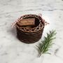 Celtic Knot Wooden Napkin Ring Set Of Six, thumbnail 2 of 3