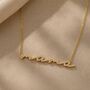 Mama Crystal Necklace 18k Gold Plated Waterproof, thumbnail 1 of 2