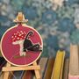 Midnight Cat Needle Minder, thumbnail 2 of 5