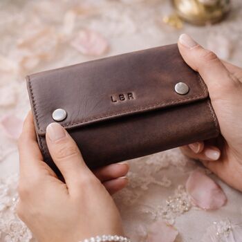 Personalised Ladies Leather Manicure Set, 2 of 9