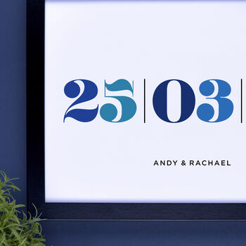 Personalised Important Date Print, 2 of 12