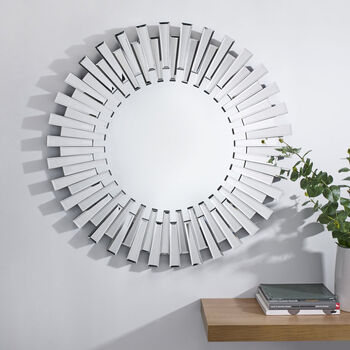 Sunburst Glass Framed Wall Mounted Accent Hallway, 3 of 3