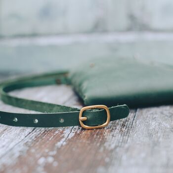 Dark Green Mini Crossbody Handbag, 3 of 6