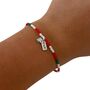 Wrexham Football Club Fan Bead Bracelet With Charms, thumbnail 1 of 3