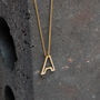 Personalised Gold Initial Letter Charm Necklace, thumbnail 1 of 10