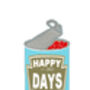 Contemporary Happy Days Can Card, thumbnail 2 of 2