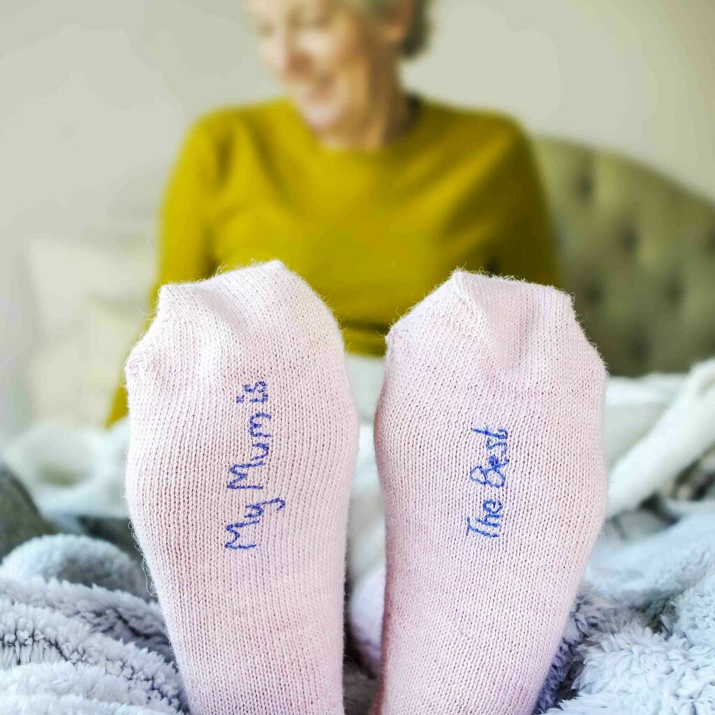 Personalised Mum Socks By StephieAnn
