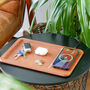 Leather Vanity Tray And Wireless Phone Charger, thumbnail 1 of 12