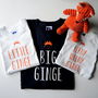 Personalised Father, Son And Baby Ginger T Shirts, thumbnail 1 of 5