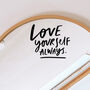 'Love Yourself Always' Mirror Decal, thumbnail 1 of 2