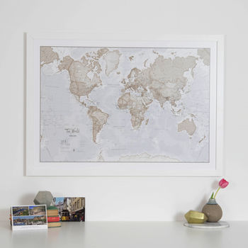 Map Of The World Art Print, 2 of 11