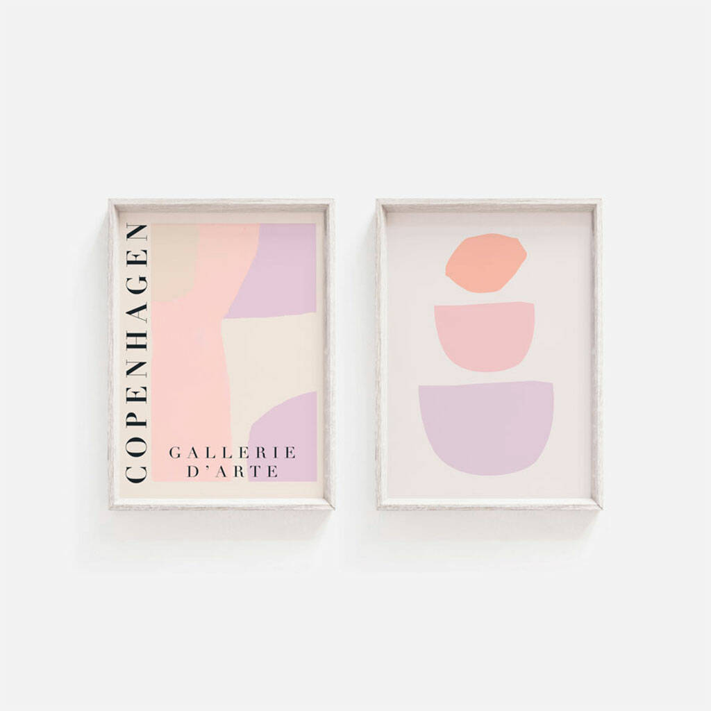 Copenhagen Pastel Print Set