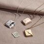 Personalised Little Message Envelope Necklace, thumbnail 6 of 12