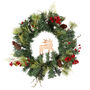 Extra Large Festive Reindeer Wreath, thumbnail 2 of 5