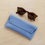 Personalised Double Stud Leather Glasses Case, thumbnail 3 of 10