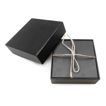 Natural Slate Coaster Set, 5 of 8