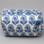 Paisley Floral Pattern Cotton Wash Bag In Blue, thumbnail 3 of 8