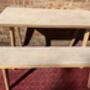 Modern Laminated Birchwood Bench With Tapered Legs, thumbnail 4 of 12
