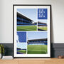 Everton Fc Views Of Goodison Park Poster, thumbnail 1 of 7