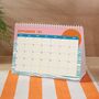 Academic Year A5 Desk Calendar 2025 2026 | Tidal Waves, thumbnail 2 of 6