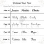 Personalised Birthstone 'Dot' Name Necklace, thumbnail 8 of 12