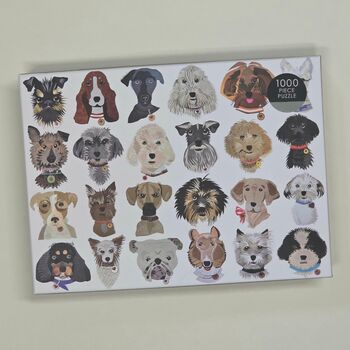 Paper Dogs 1000 Piece Jigsaw Puzzle, 2 of 2