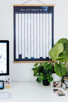 Night Sky 2026 Wall Planner Let's Freakin' Do This, 5 of 5