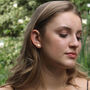 Star Earring Gold/Silver, thumbnail 4 of 8