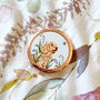 Illustrated Dog Rose Gold Compact Mirror, thumbnail 4 of 8