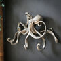 Silver Octopus Wall Hooks, thumbnail 4 of 4