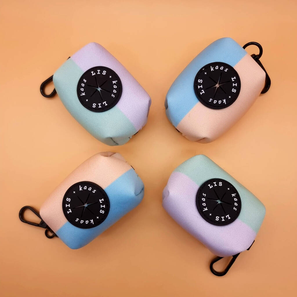 Two Tone Neoprene Dog Poo Bag Holder By Lis & Kaas