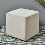 Oxford Cube Footstool, thumbnail 1 of 11