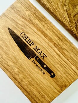 Family Chef Chopping Board For Him, 2 of 6