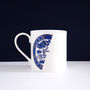 Blue Willow Deconstructed English Bone China Mug, thumbnail 2 of 3