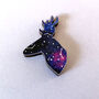 Wooden Cosmic Stag Pin, thumbnail 2 of 4
