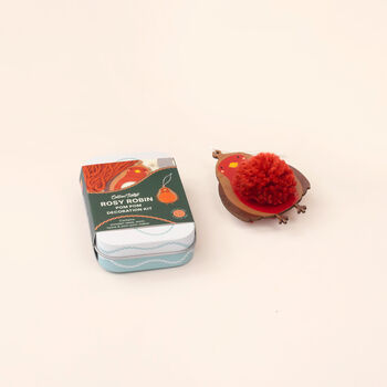 Make Your Own Pom Pom Robin Decoration Kit, 6 of 7