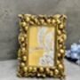 Gold Ornate 6x4 Picture Gold Frame With Cherry Design, thumbnail 4 of 8
