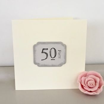 50th Birthday Memories Album / Keepsake Book ~ Boxed, 7 of 7