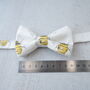 Childs Bee Print Bow Tie, thumbnail 4 of 5