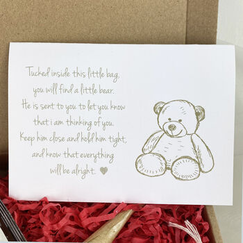 Teddy Bear Hug Letterbox Gift, 5 of 5