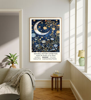 Natural History Moon Flower Art Print, 2 of 4