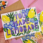 'You Made Lemonade' Paper Cut Congratulations Card, thumbnail 3 of 5