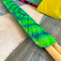 Green Tie Dye Drumstick Holder, thumbnail 4 of 4