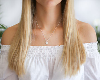 21st Birthday Gift For Her – Personalised Initial Disc Necklace, 10 of 10