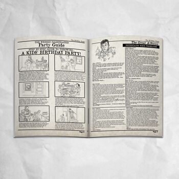 Personalised 'The Birthday Bugle' Newspaper For Him, 6 of 7