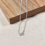 Sterling Silver Celtic Trinity Heart Pendant Necklace, thumbnail 3 of 3