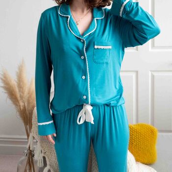 Personalised Soft Jersey Lace Pyjamas Gift, 3 of 5